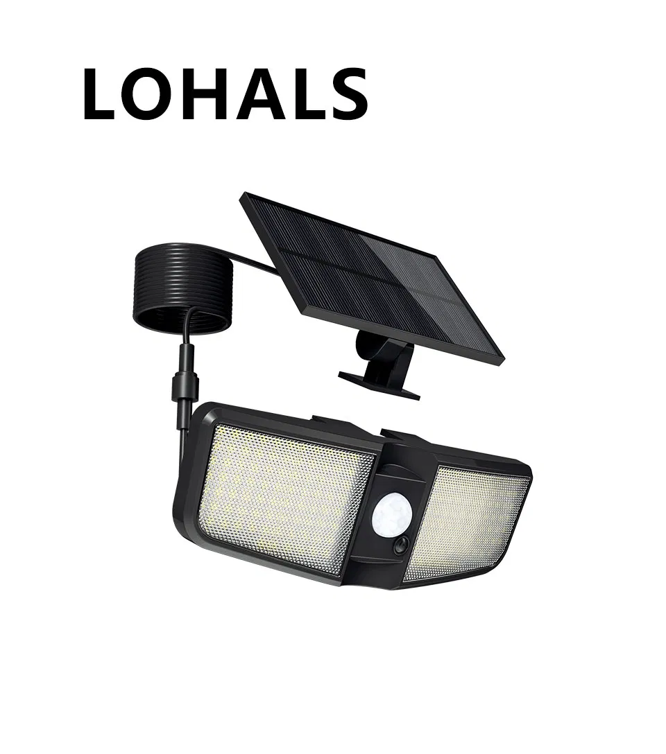 Solar Powered Wall Lamp Detail