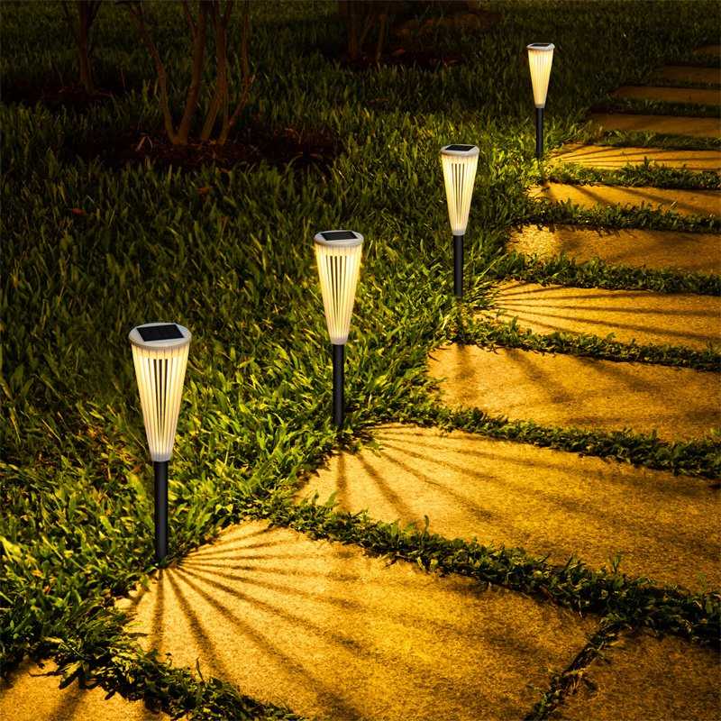 LED Solar Bulb Lawn Lamp Garden Light Ground Lawn Lamp Outdoor Waterproof Decoration Light for Path Yard Landscape