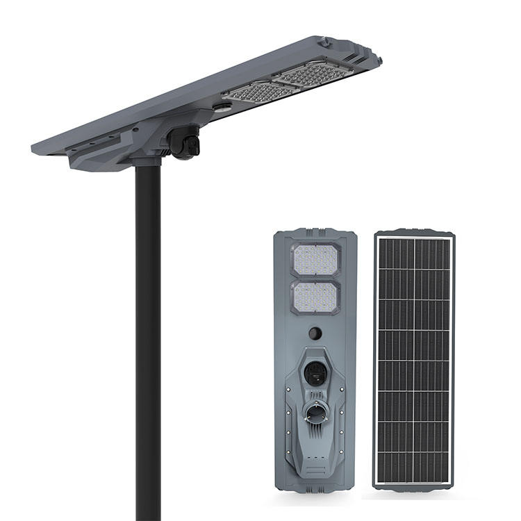 Solar Street Outdoor Light with CCTV Security IP Camera Wireless