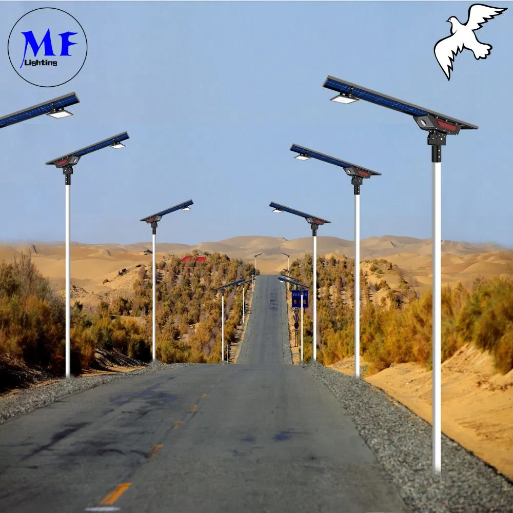 Factory Price 3 Years Warranty Weather Resistant 80W 100W 120W Outdoor Area LED Solar Garden Street Lamp Light with MPPT Controller