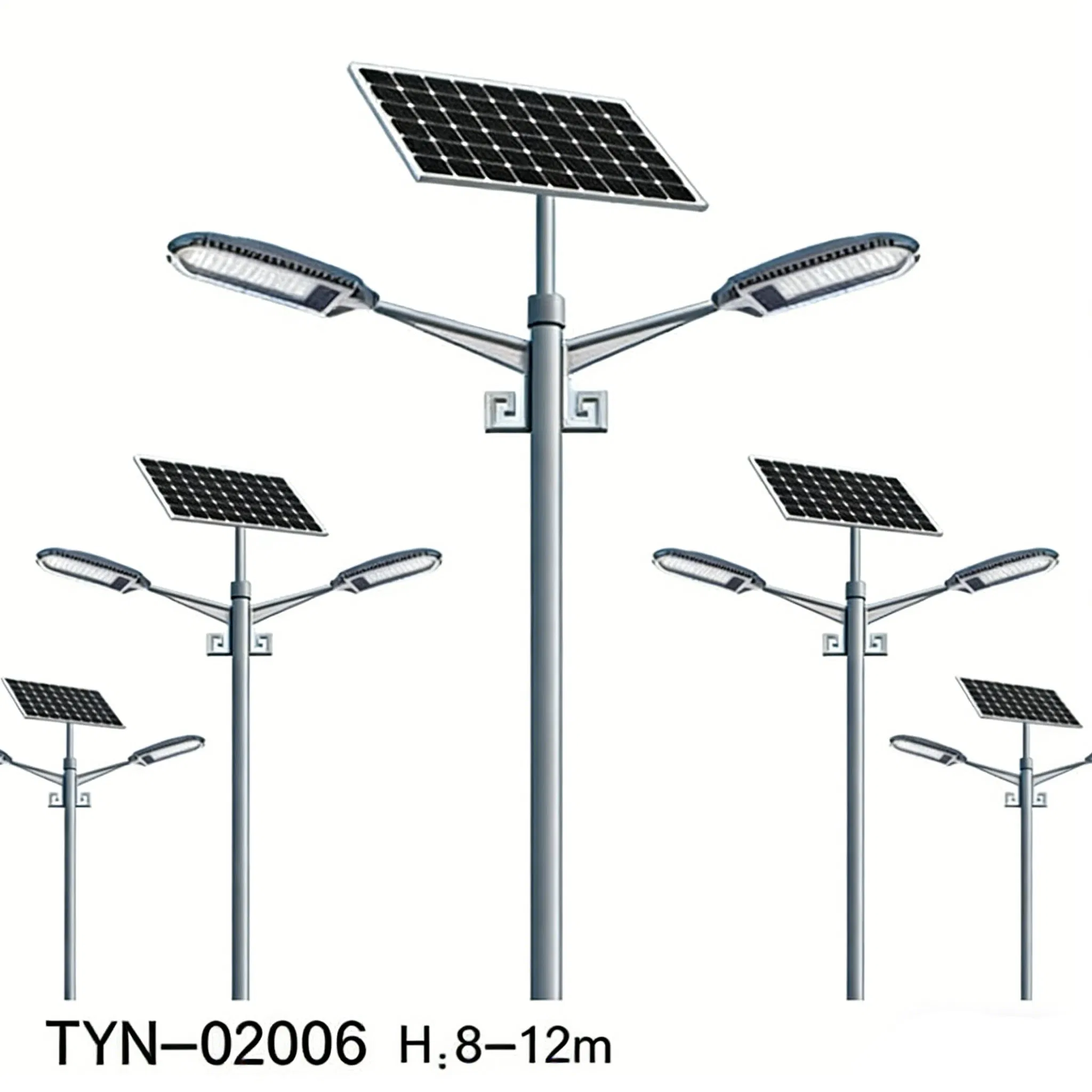 Solar Power Post Split Solar LED Street Light for Pathway