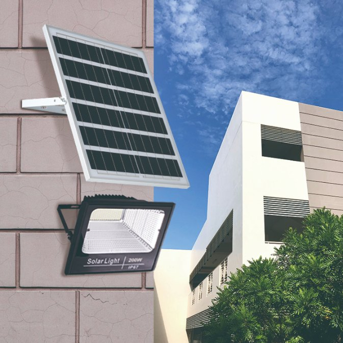 IP67 Automatic Security Solar Flood Light 40W 60W 100W 200W