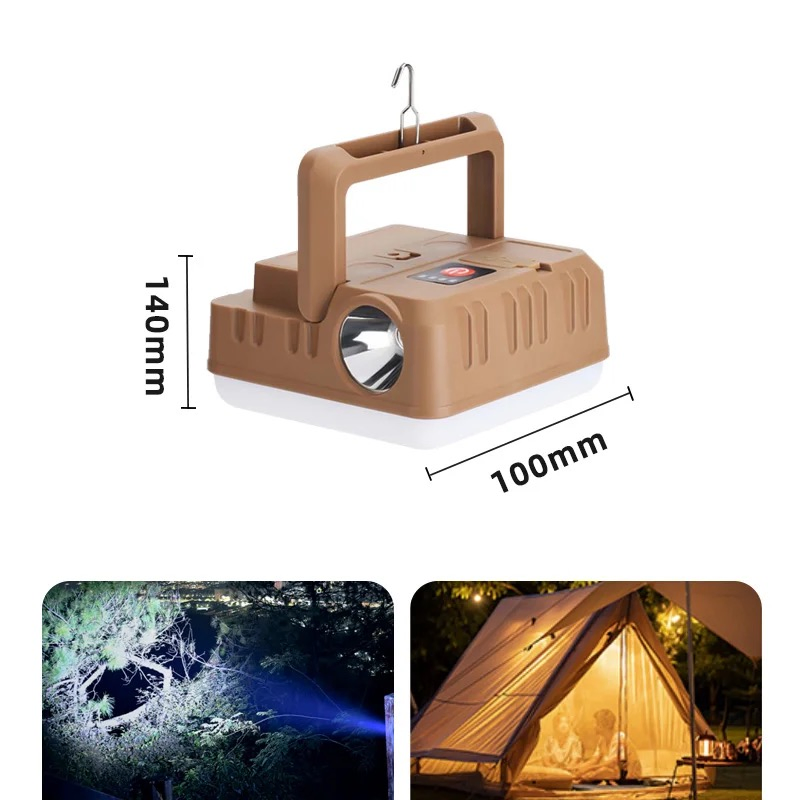 Camping Tent LED Lighting Lantern Camping Light Solar Camping Light with Output Powerbank Function