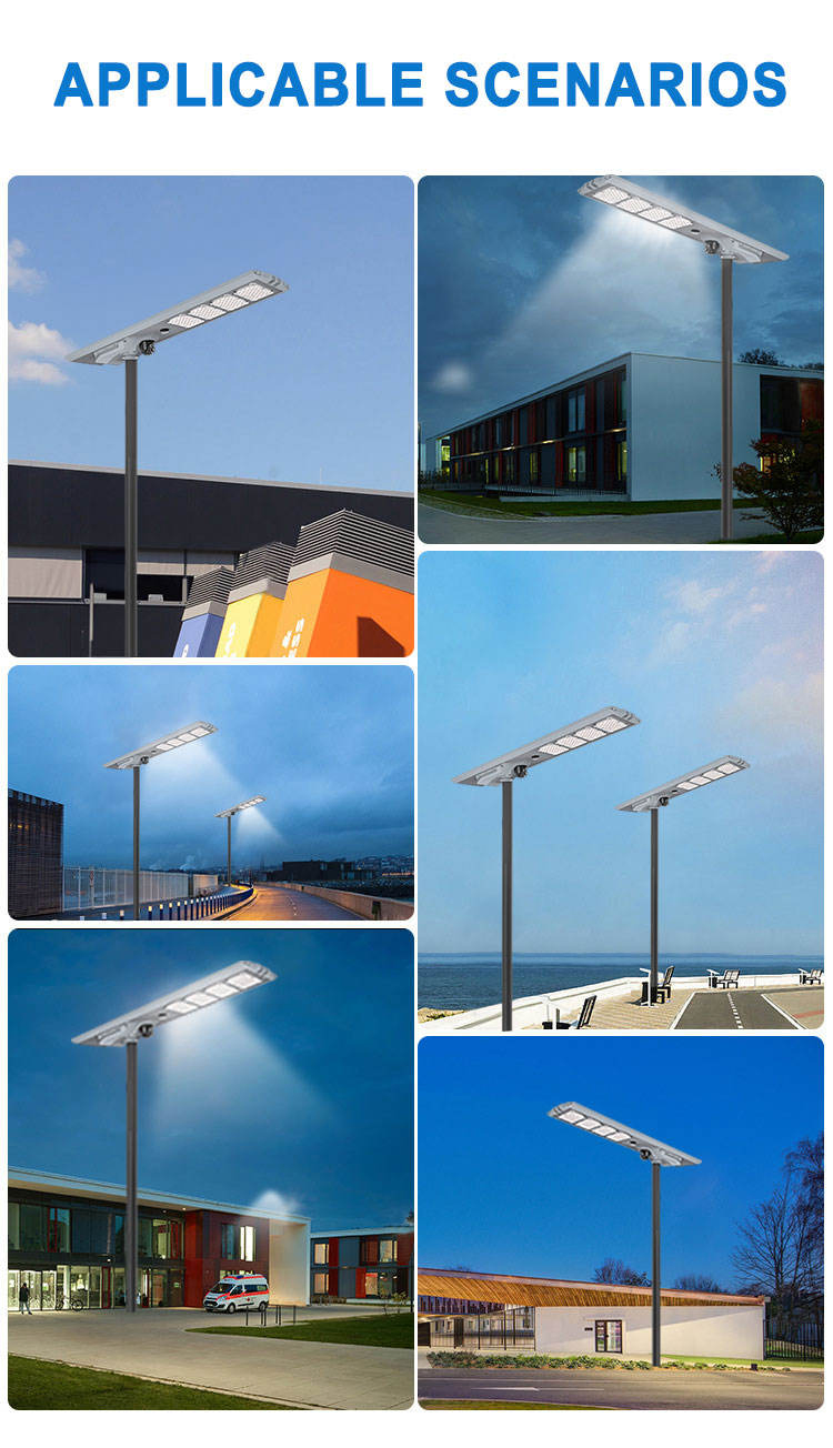 Solar Street Outdoor Light with CCTV Security IP Camera Wireless