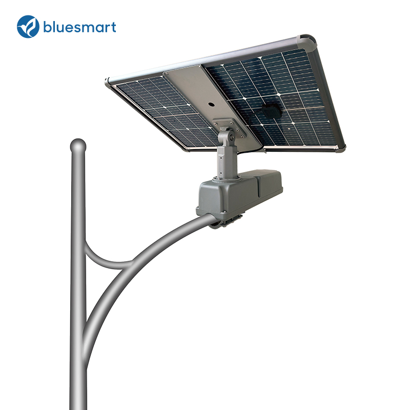 60W RoHS Certification Outdoor 9000lm Solar Powered LED Street Light for Remote Area