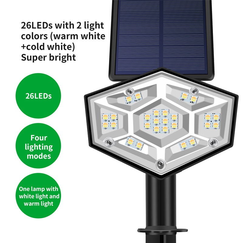 Outdoor Yard Landscape Solar Lighting Spotlight