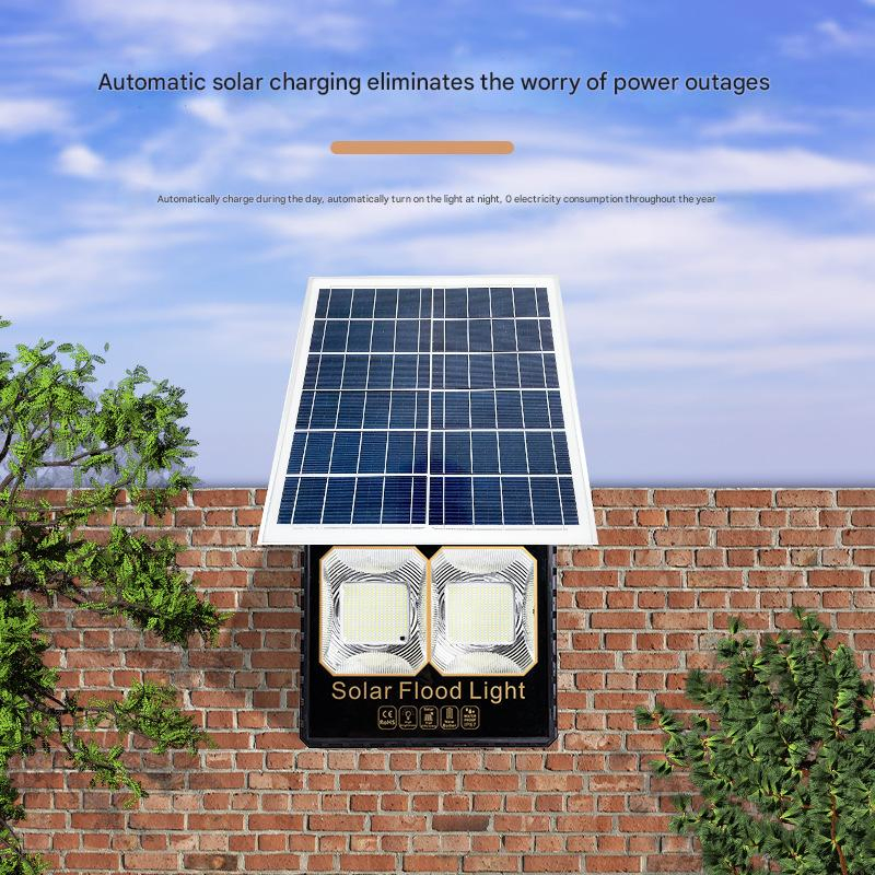 Solar Panel LED Solar Spotlight with 270° Adjustable Angle for Garden Tree/Exterior Wall IP65 Waterproof OEM Logo