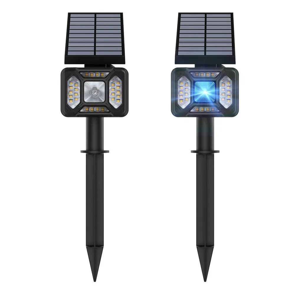 Rotatable Solar Panel Outdoor Garden Spike 26PCS LED Spot Lights