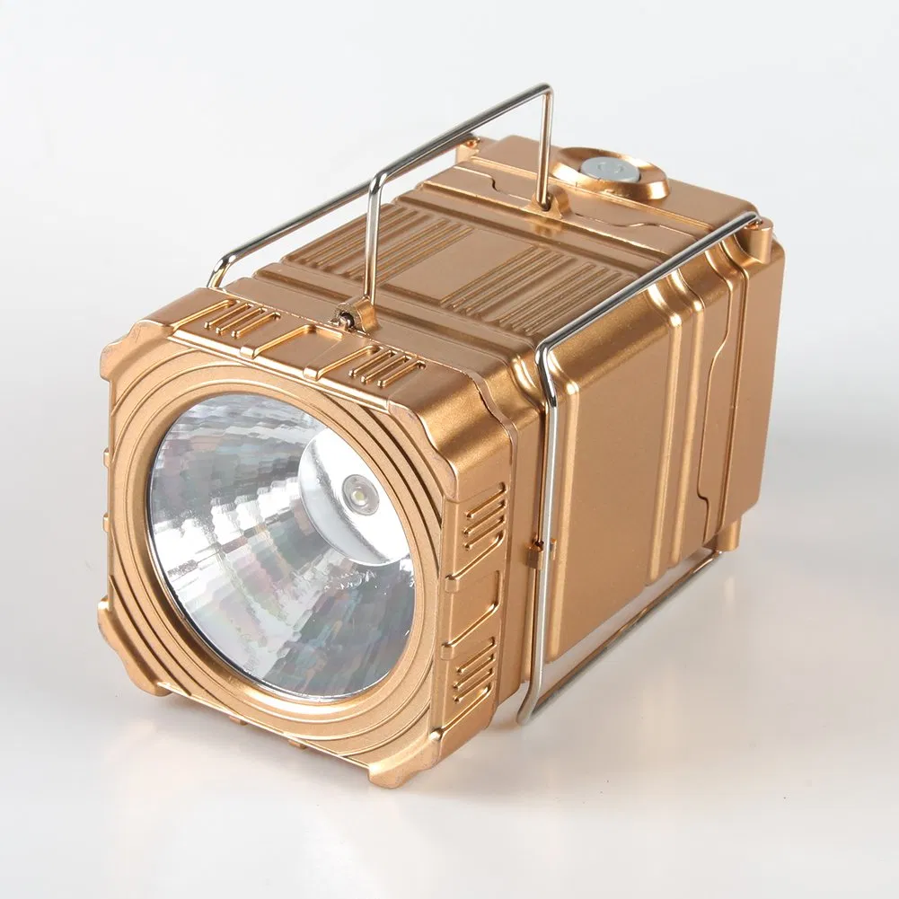 Yichen Solar or AC Rechargeable LED Camping Light with Colored Light