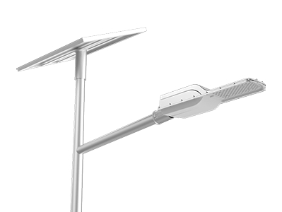 200lm/W Solar Parking Lot Lights Green Energy LED Street Lighting with Dimming Functions