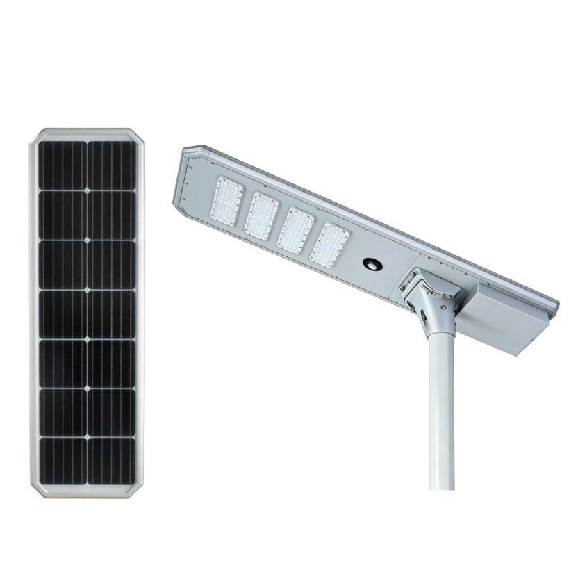 60W Smart High Brightness Durable All in One Solar Street Light for Commercial Use