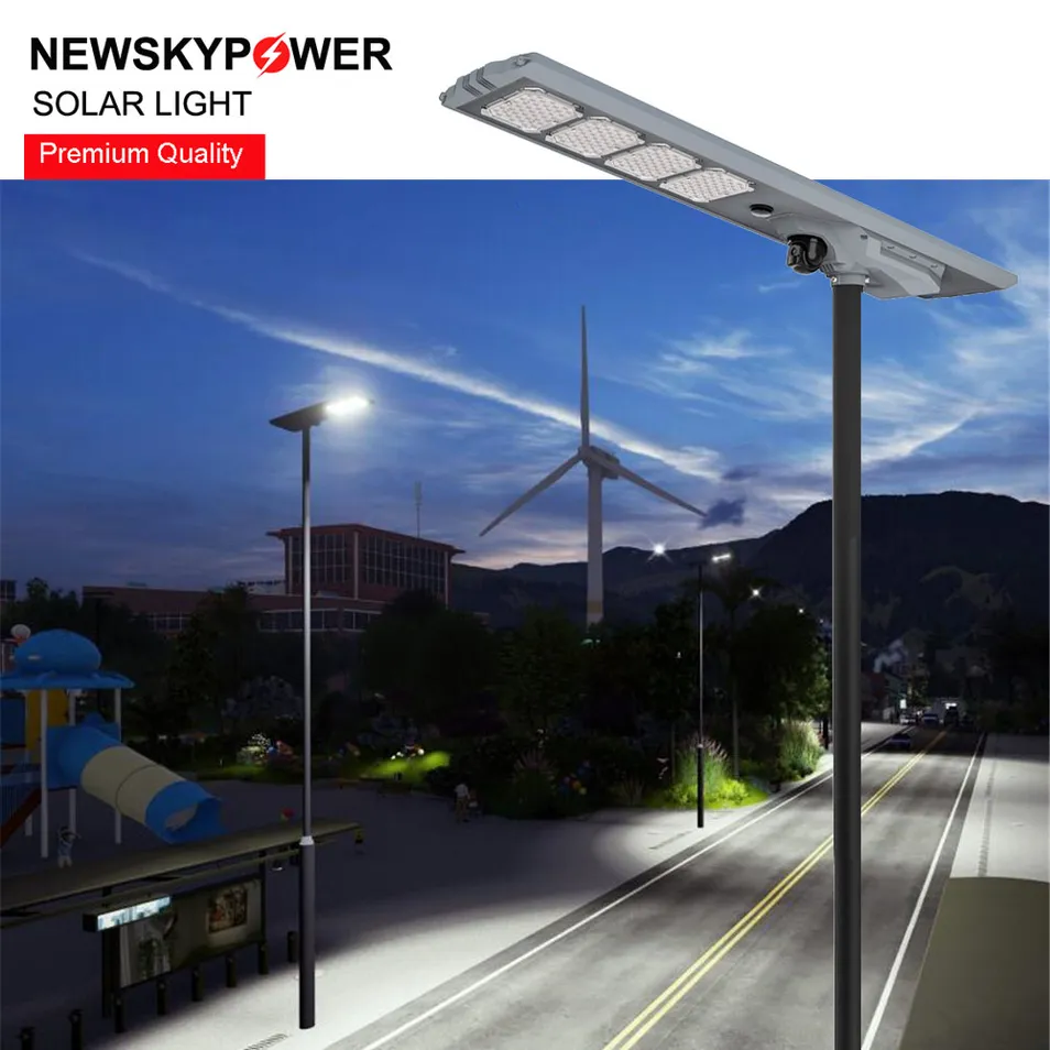 Solar Street Light Back View