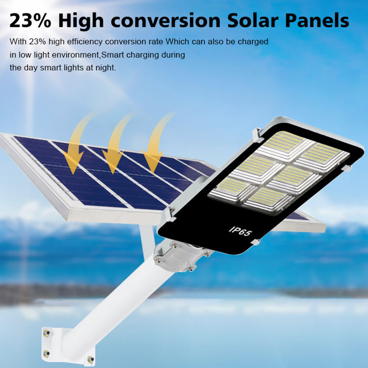 High-Efficiency Solar Street Light with Motion Sensor 300W 400W 500W