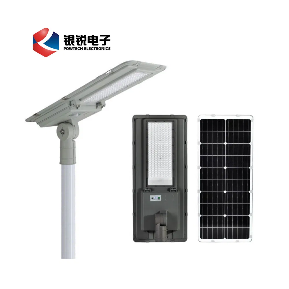 New Modern High Lumen Outdoor Waterproof Integrated Aluminum 30W 40W 60W 80W 100W LED All in One Solar Street Light