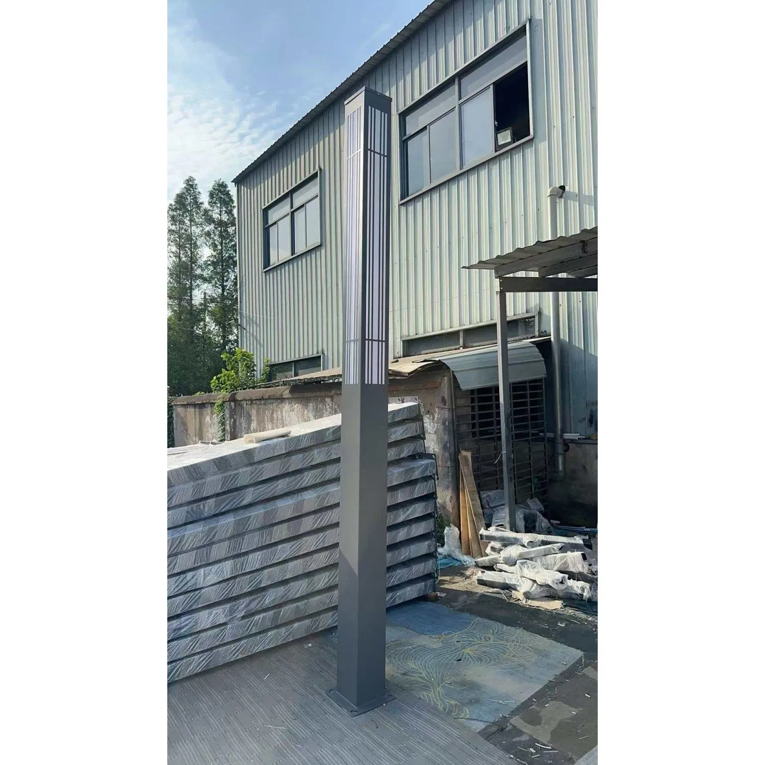 Outdoor Wire-Free LED Solar Copper Material for Courtyard Garden Lawn Wall Pole Lights