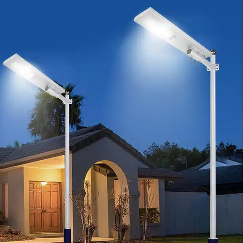 Manufacturer of Outdoor Garden Wall Solar Panel Powered Motion Sensor Street Rechargeable Remote Control Security 6m 40W LED Lamp Solar Power Light