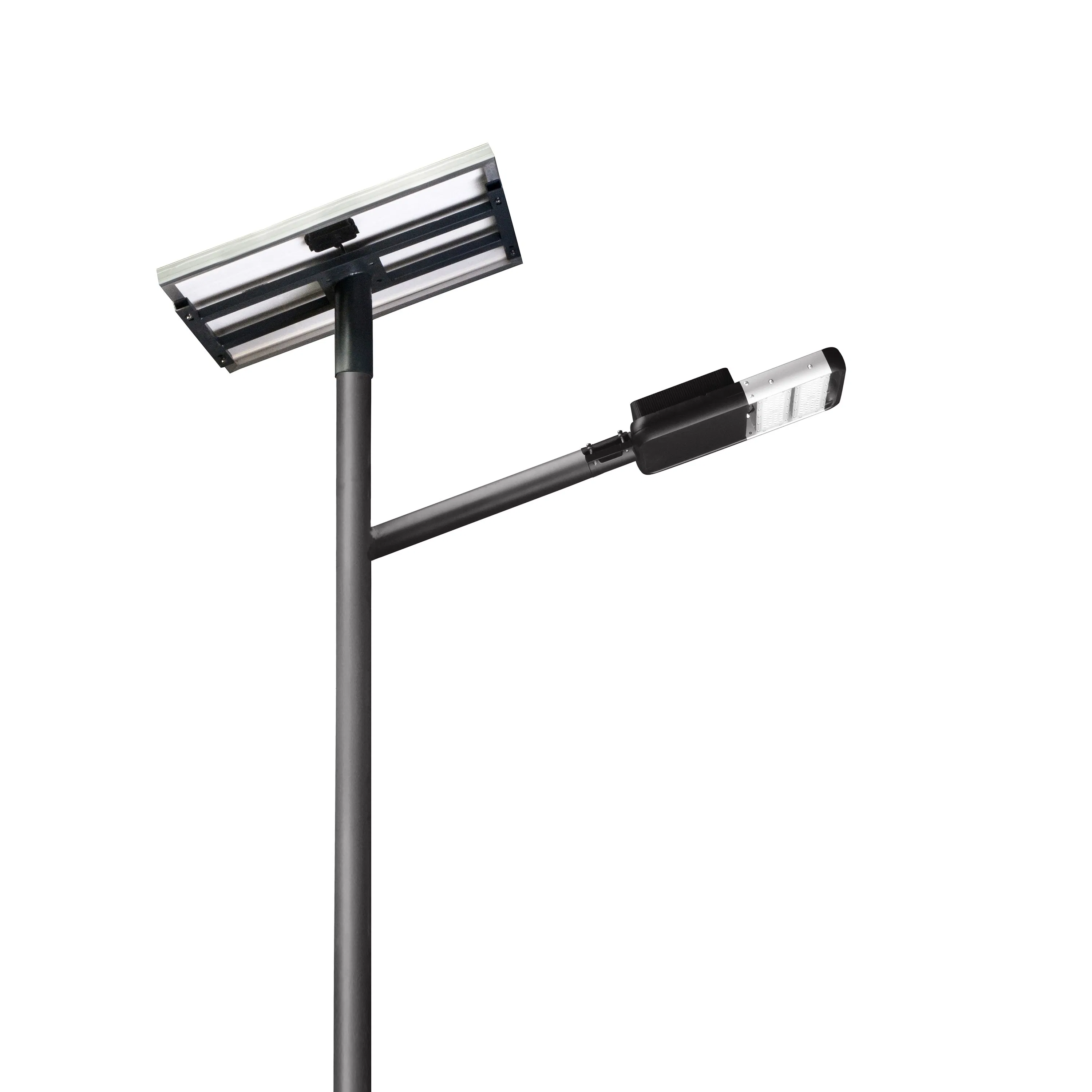 Premium All-in-One Aluminum Alloy Smart Adjustable High-Efficiency Solar Street Lights for Parking Lot Road Lighting