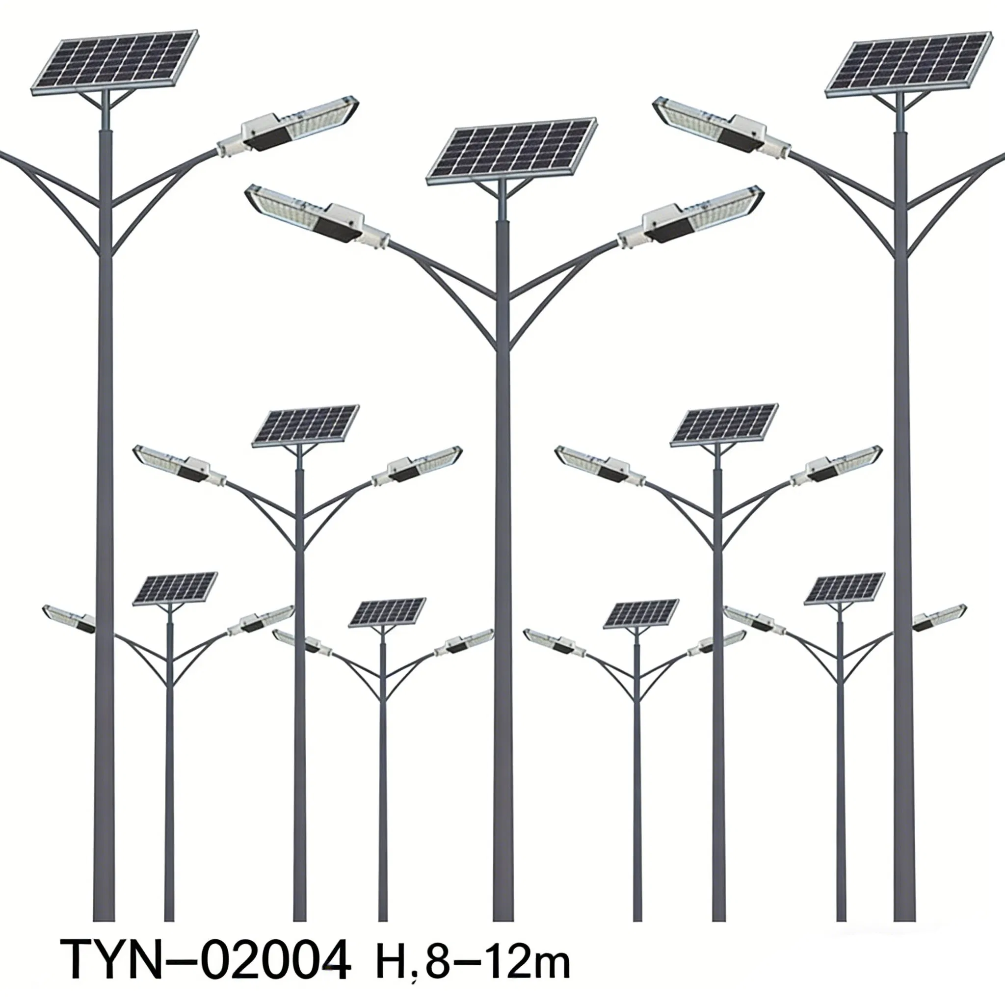 Solar Power Post Split Solar LED Street Light for Pathway