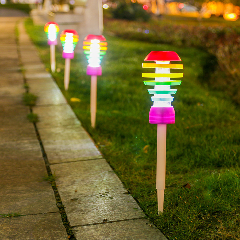 Waterproof Solar LED Outdoor Bowling Ground Light Decorative Garden Path Courtyard Lawn Lamp