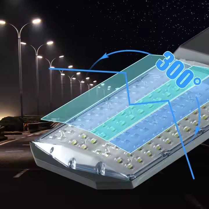 Super Bright Split Solar Light Customize Outdoor High Lumen Dusk to Dawn Solar Parking Lot Flood Lights 400W 500W 600W