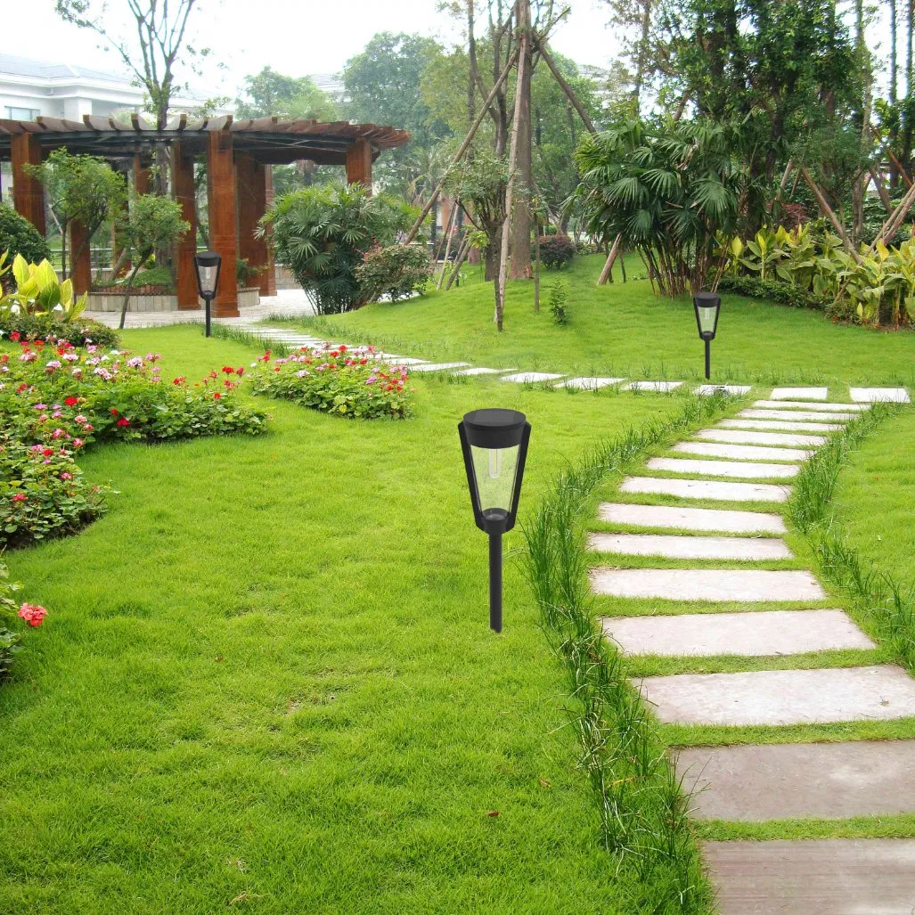 LED IP65 Waterproof LED Post Light Motion Sensor Outdoor Solar Patio Yard Spiker Garden Lawn Light