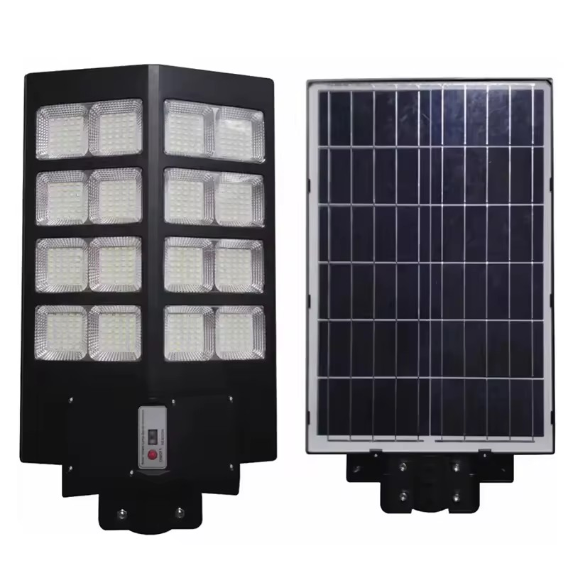 Solar Lights Outside Motion Sensor Solar Powered LED Lamp 6500K Waterproof Dusk to Dawn Solar Parking Lot Light