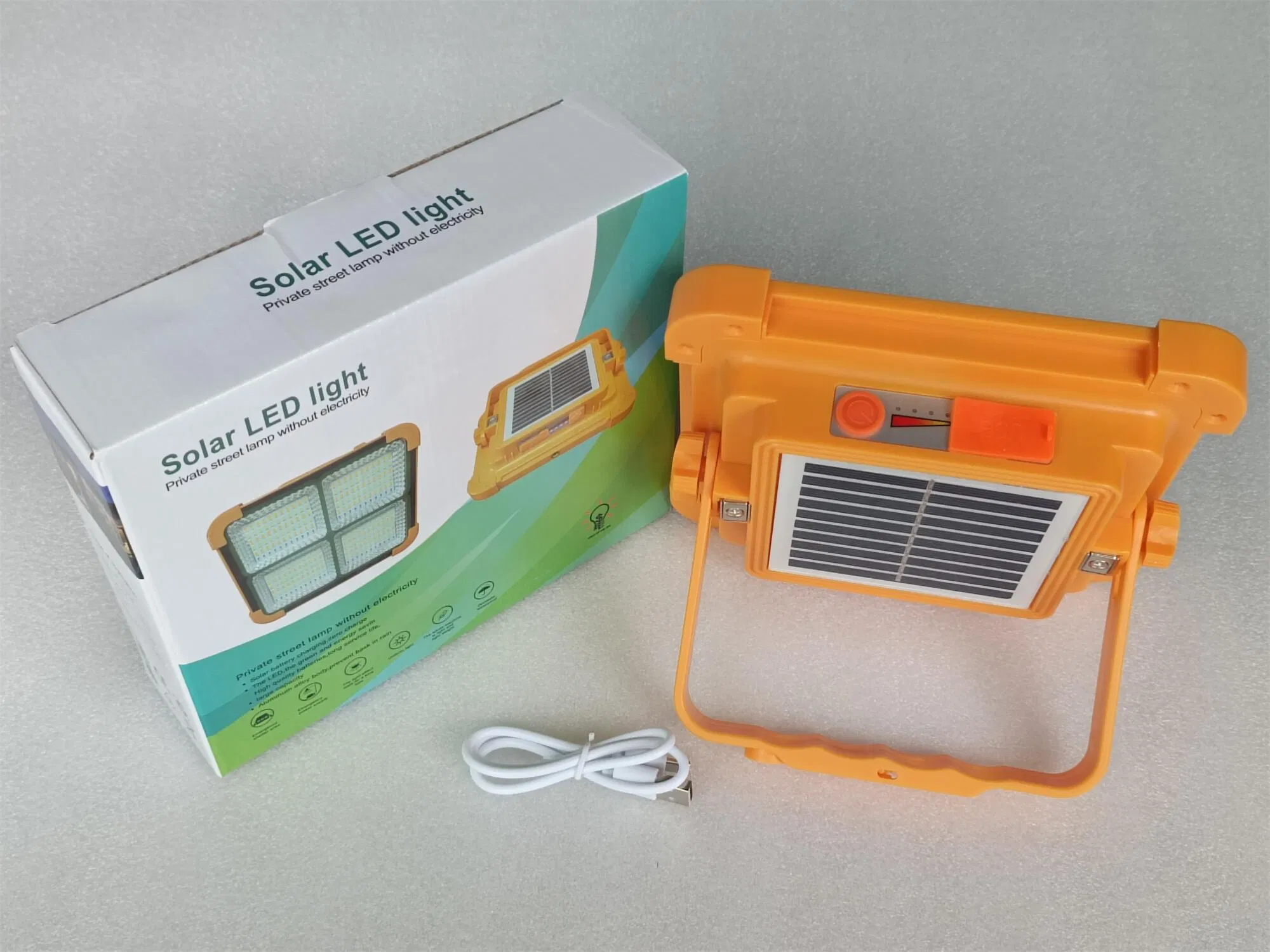 Yaye 50W Solar LED Portable Rechargeable Emergency Multi-Functional Camping Spotlight with 1000PCS Stock/ 3 Years Warranty