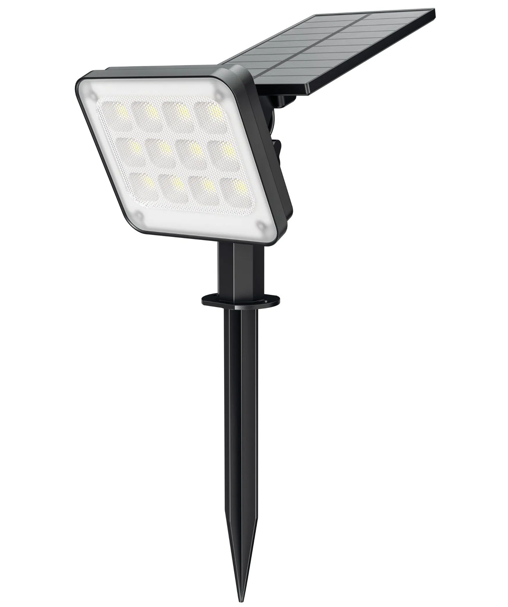 Adjustable Solar Panel Garden Wall Lamp Outdoor LED Spotlight