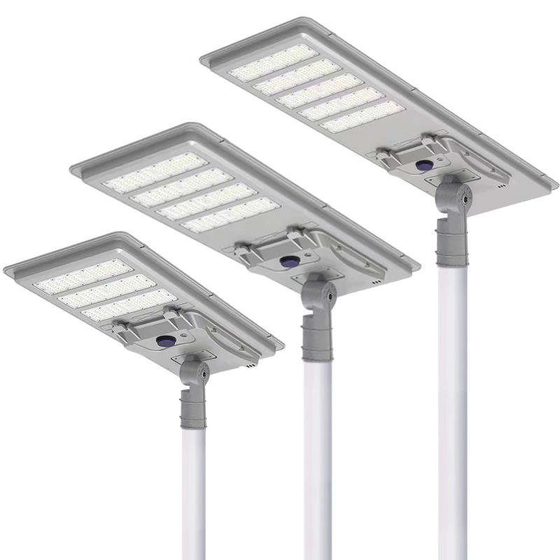 All in One Solar Street Light with Motion Sensor &amp; Dusk to Dawn, IP65waterproof for Road/Parking Lot