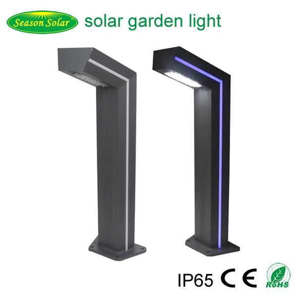 Garden Bollard Pathway LED Decking Lighting Outdoor Solar Landscape Light with LED Light