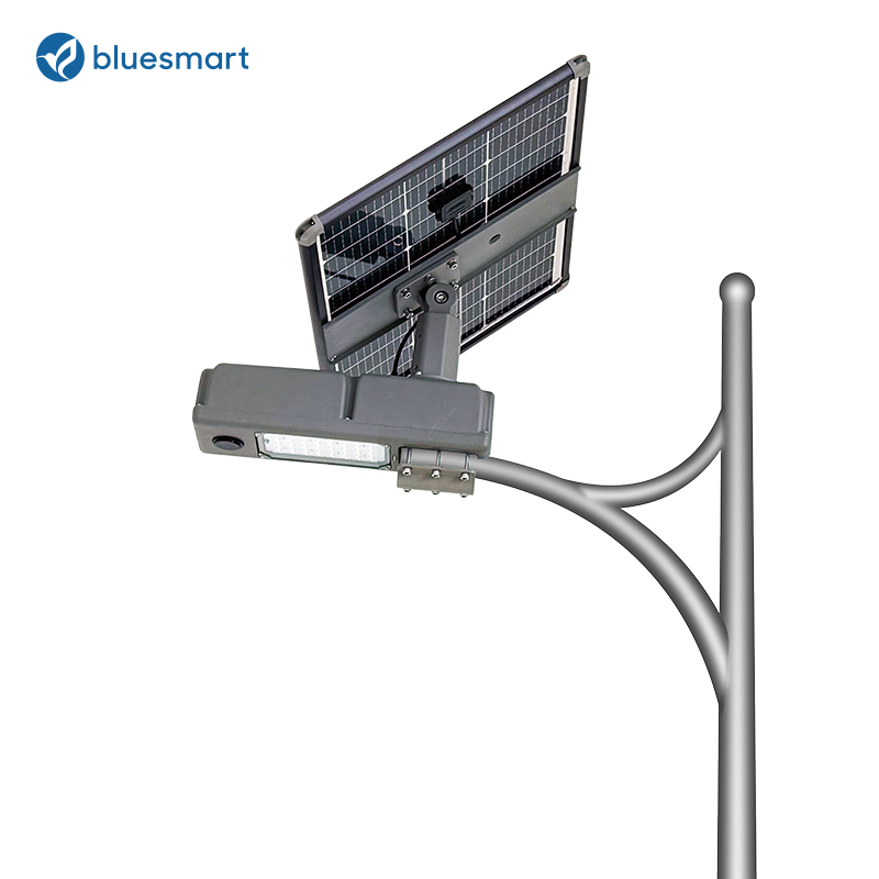 60W RoHS Certification Outdoor 9000lm Solar Powered LED Street Light for Remote Area