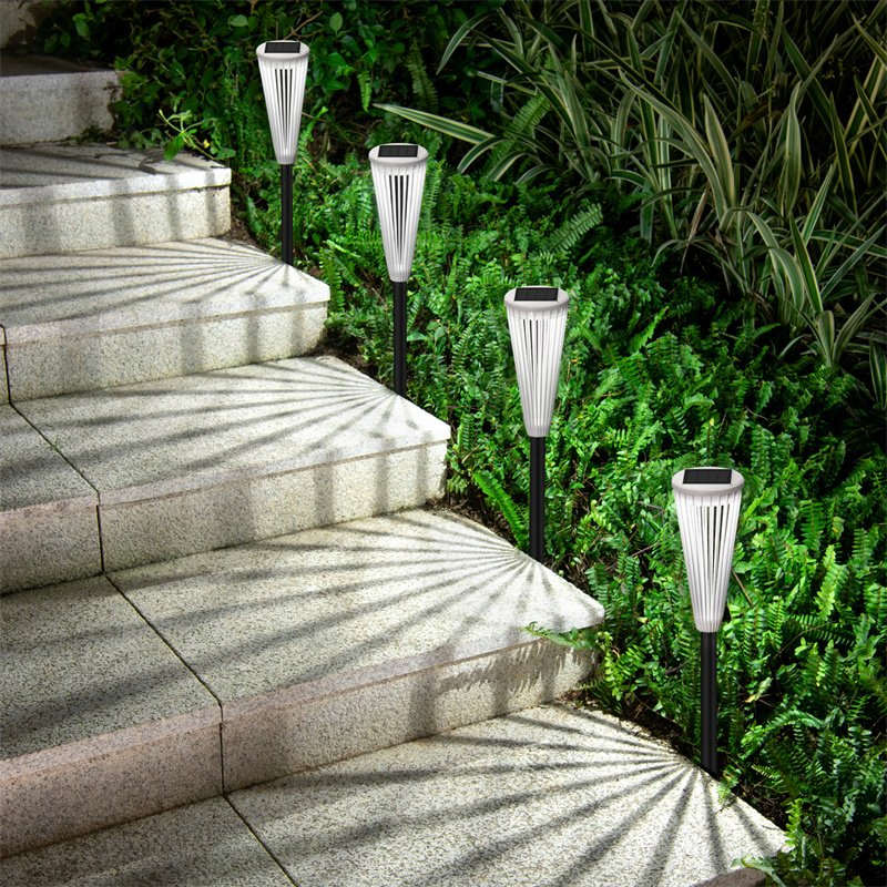 LED Solar Bulb Lawn Lamp Garden Light Ground Lawn Lamp Outdoor Waterproof Decoration Light for Path Yard Landscape