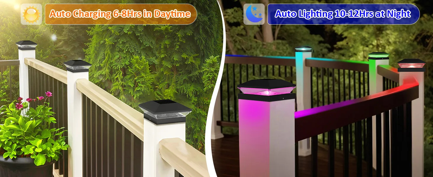 Solar Post Cap Detail