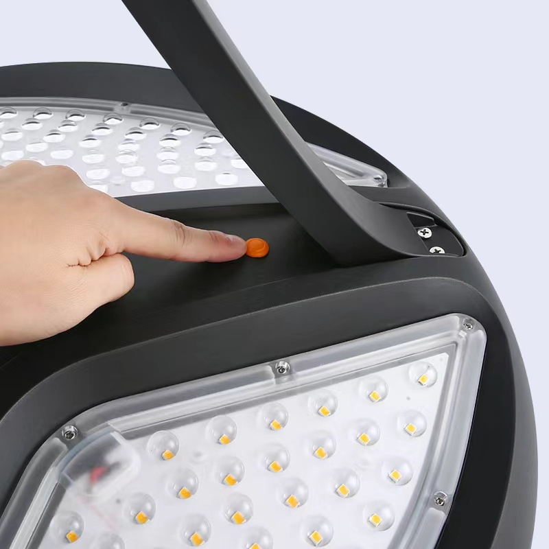 20W 30W Waterproof Outdoor Solar LED Garden Post Light with Aluminum Pole