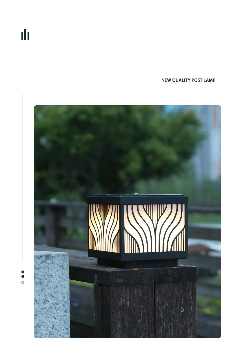 Solar Post Light 14