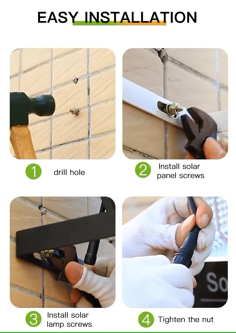 LED Solar Flood Light Display 6