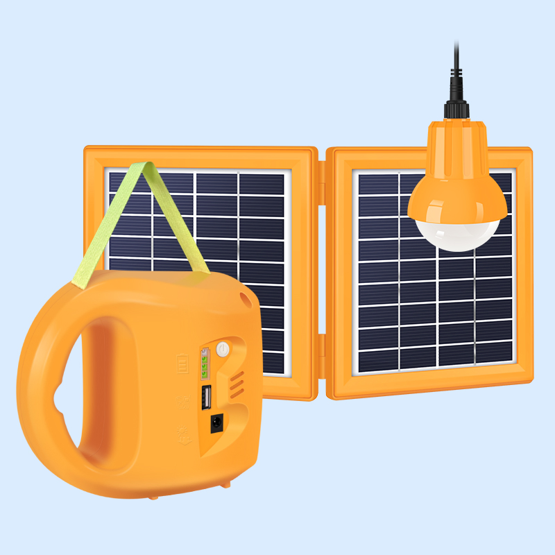 Rechargeable LED Solar Lantern Lamp Light with Mobile Phone Charger for Camping