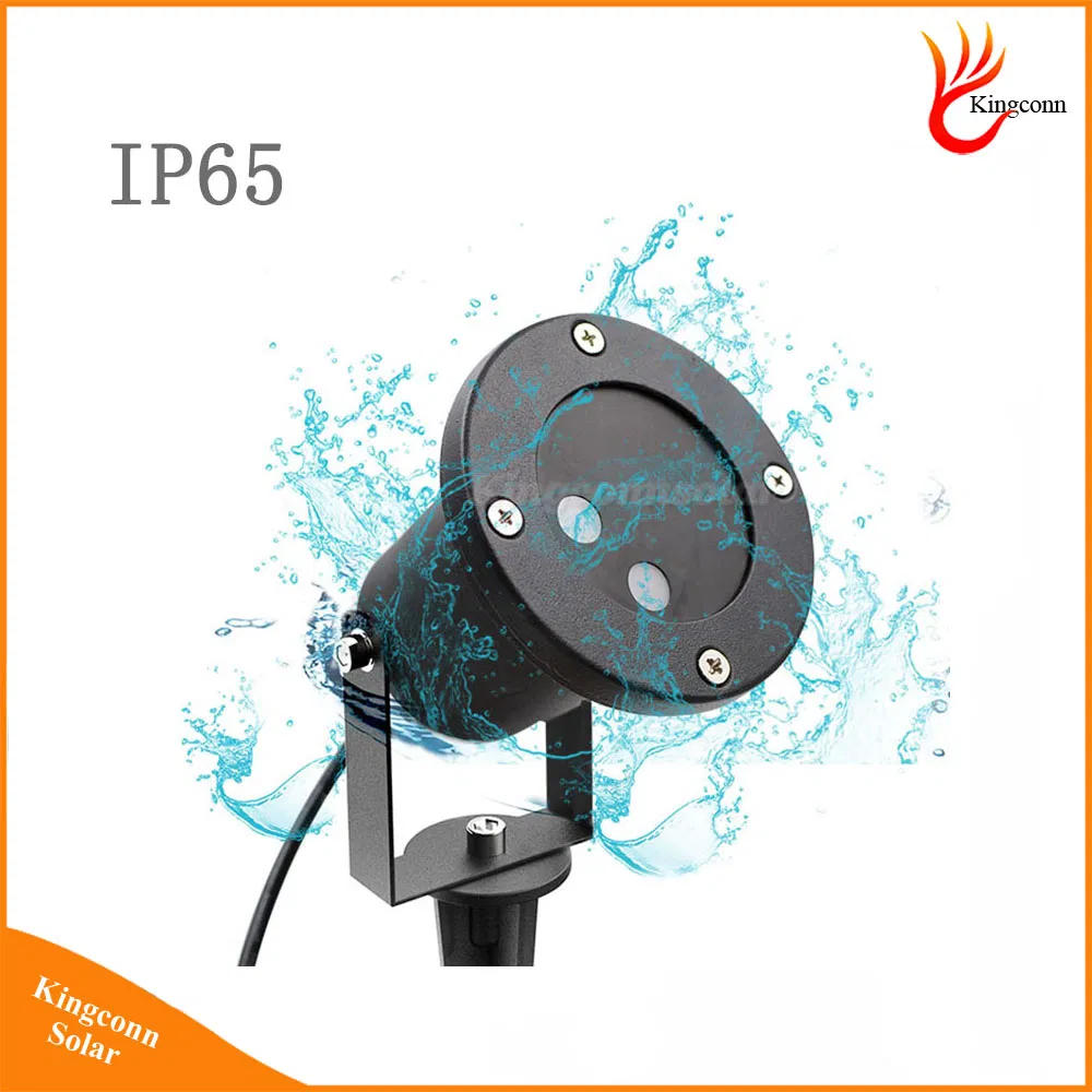 Bright Outdoor LED Solar Spotlights for Festive Holiday Decor