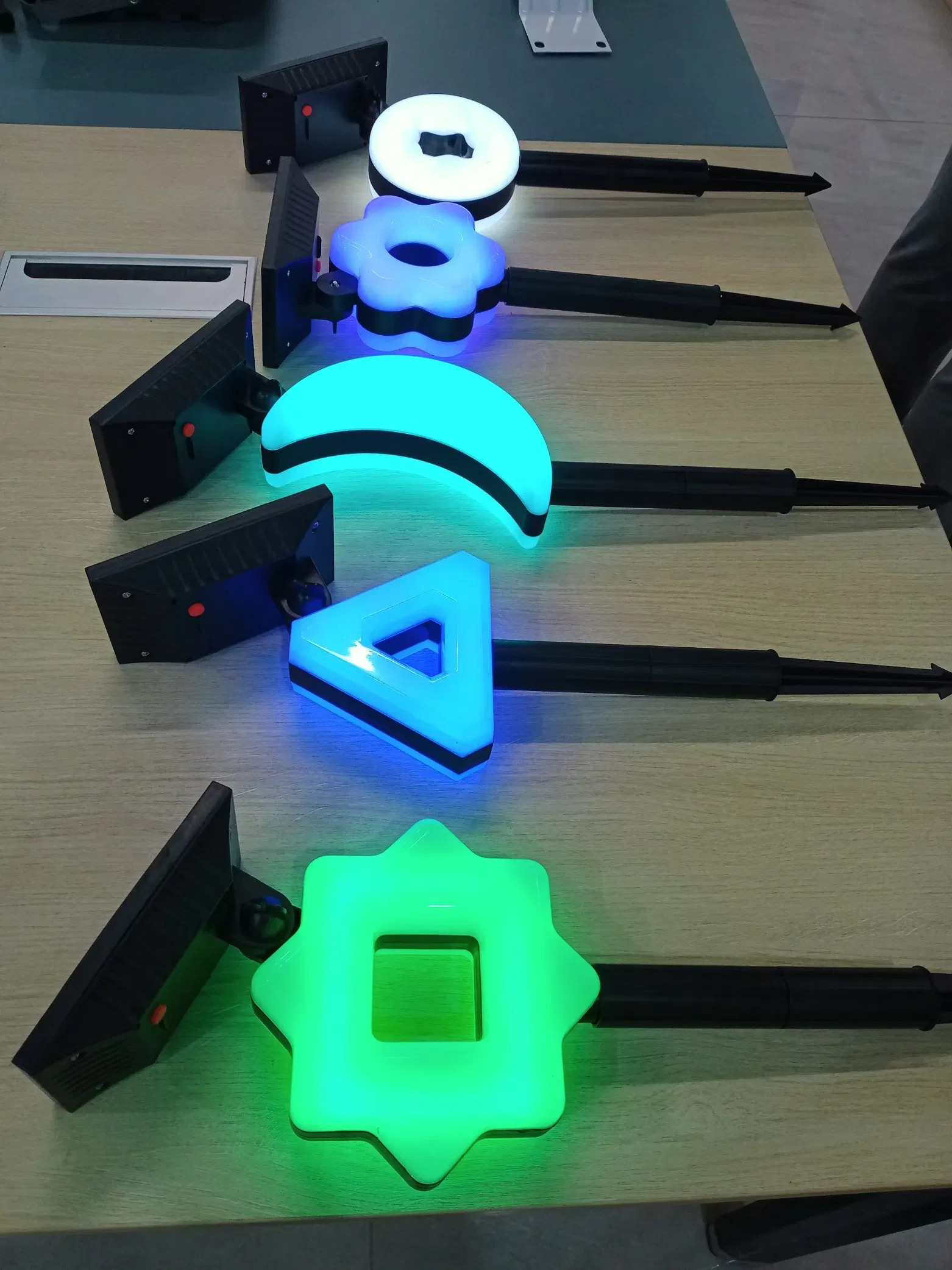 Solar Lights Outdoor Waterproof IP68, 50 LED 3 Lighting Modes Solar Powered Garden Yard Spot Solar Lights for Outside Landscape White/Warm White/ Colorful