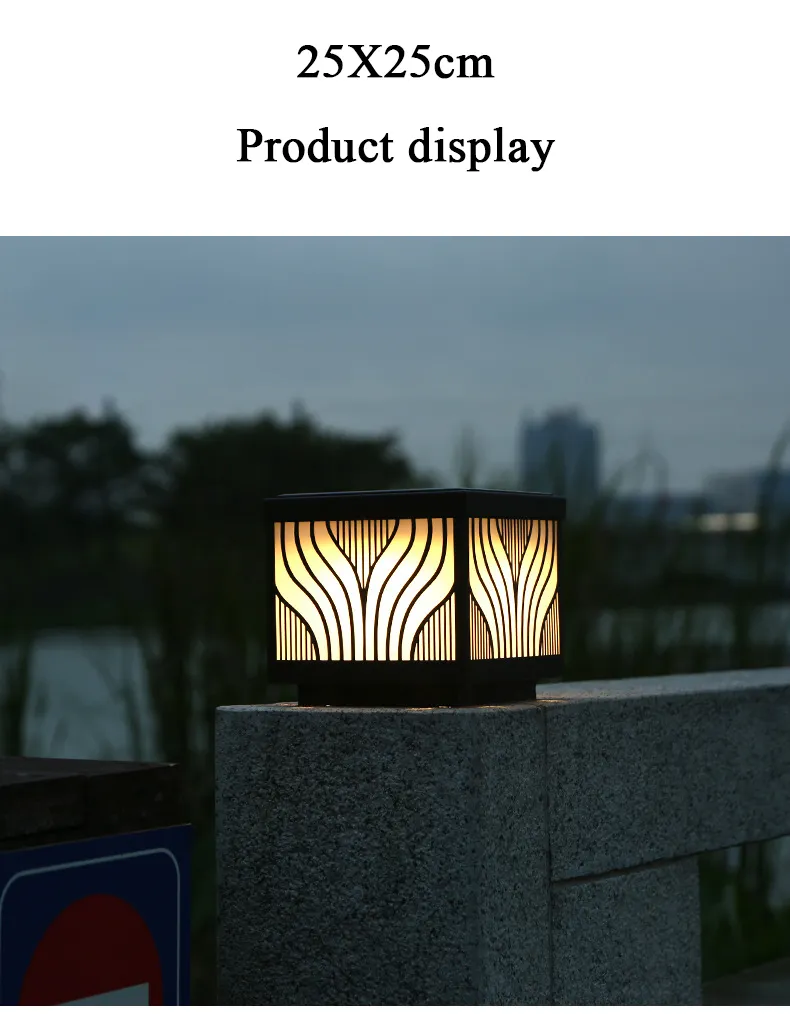 Solar Post Light 8