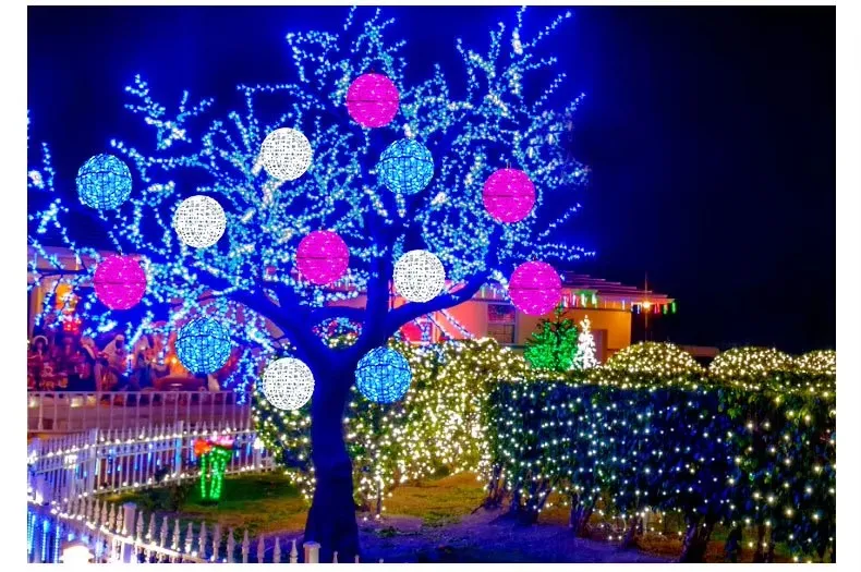 Solar LED Rattan Ball 7