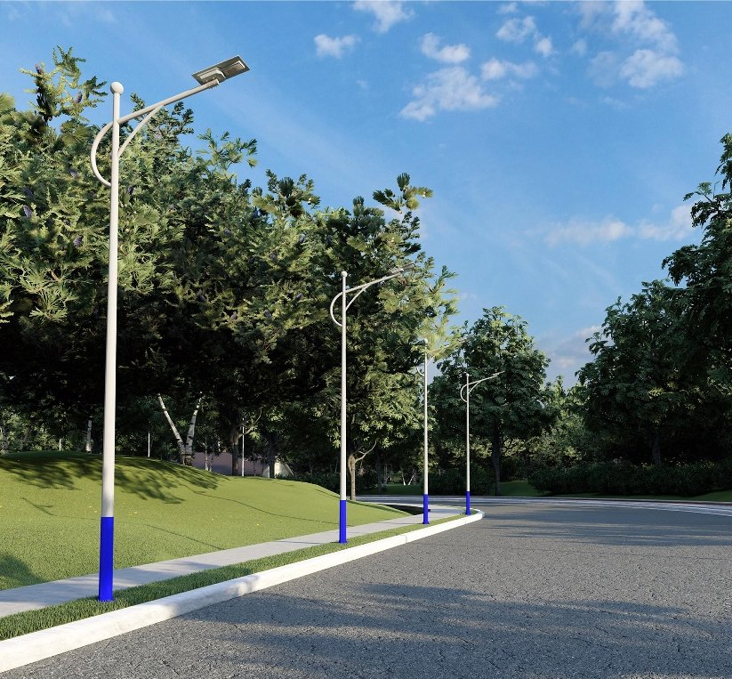 Qingdao Seiving Solar Street Lights for Outside Public Area