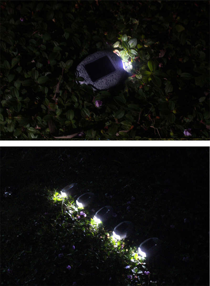 Waterproof Solar LED Light Solar Path Paver Stones