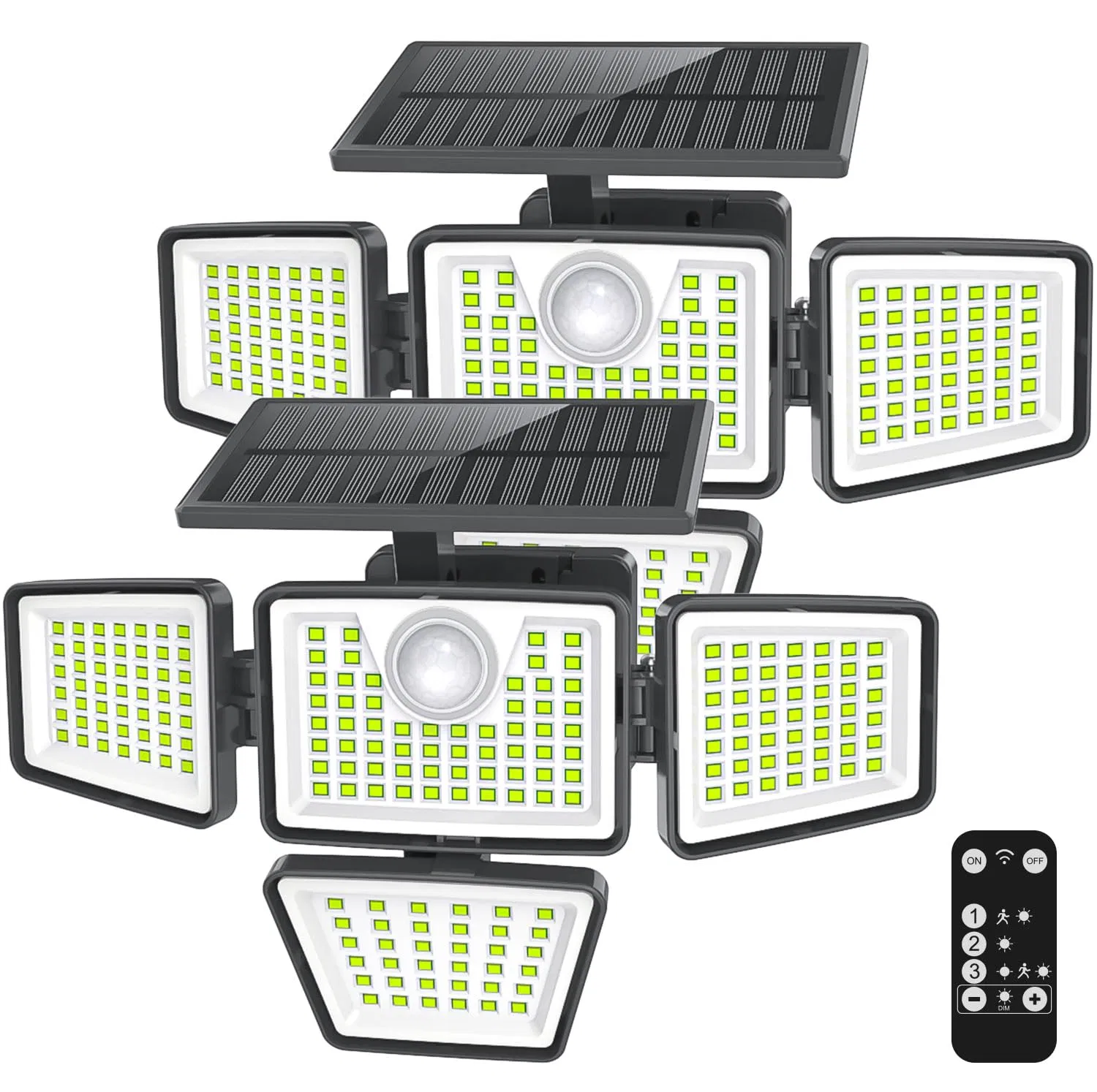 Solar Floodlight with Long Battery Life Lighting Remote Areas
