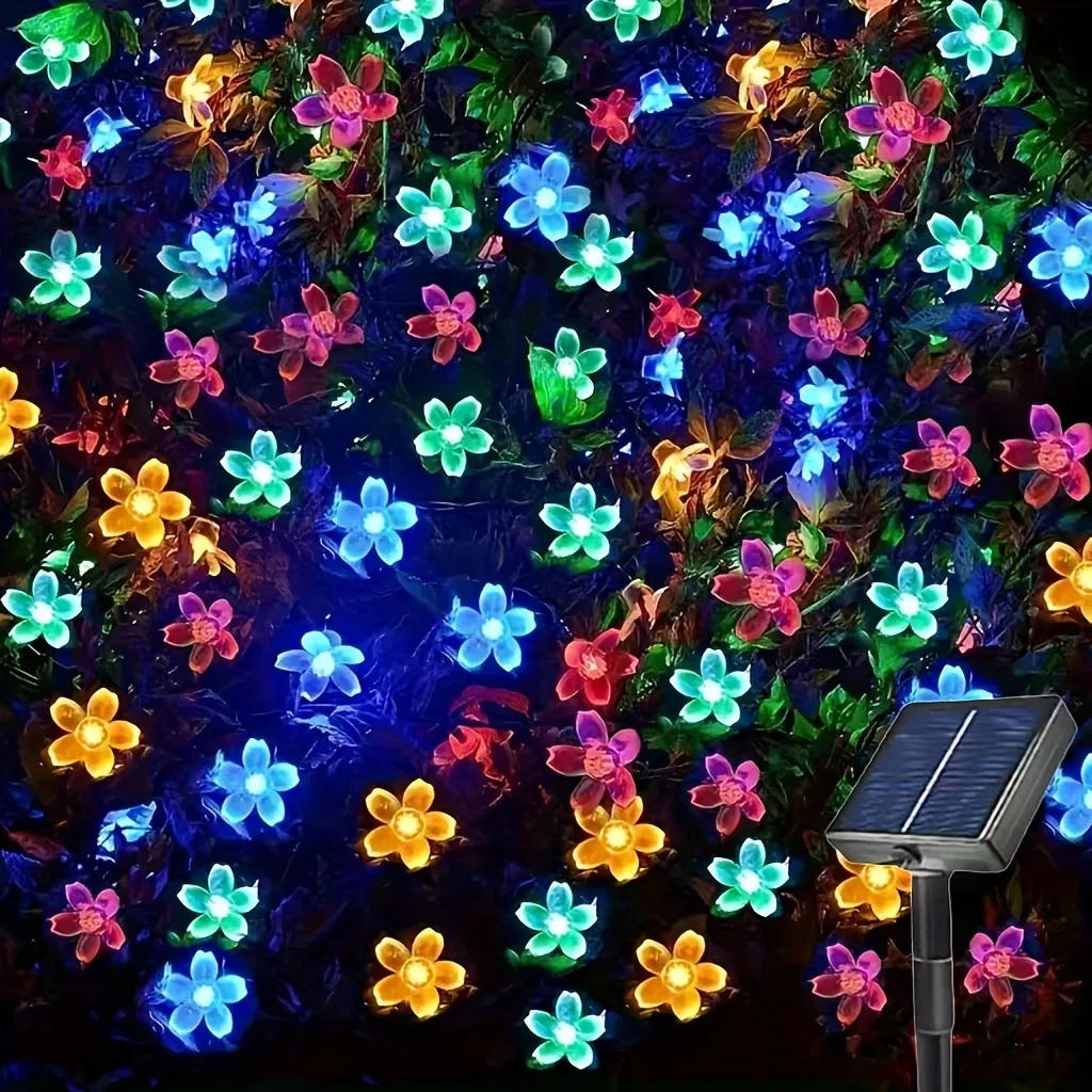 20/50/100 LED IP54 Solar String Lights for Multi-Holiday Outdoor Decor
