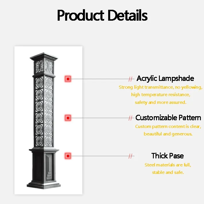 Solar Garden Light Detail