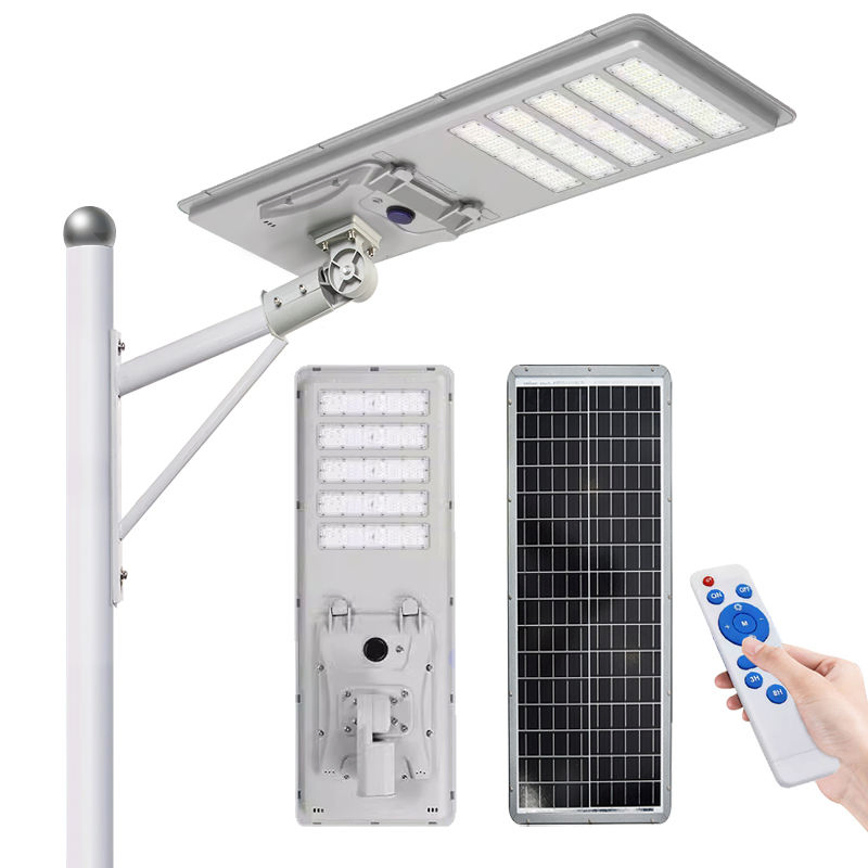 All in One Solar Street Light with Motion Sensor &amp; Dusk to Dawn, IP65waterproof for Road/Parking Lot