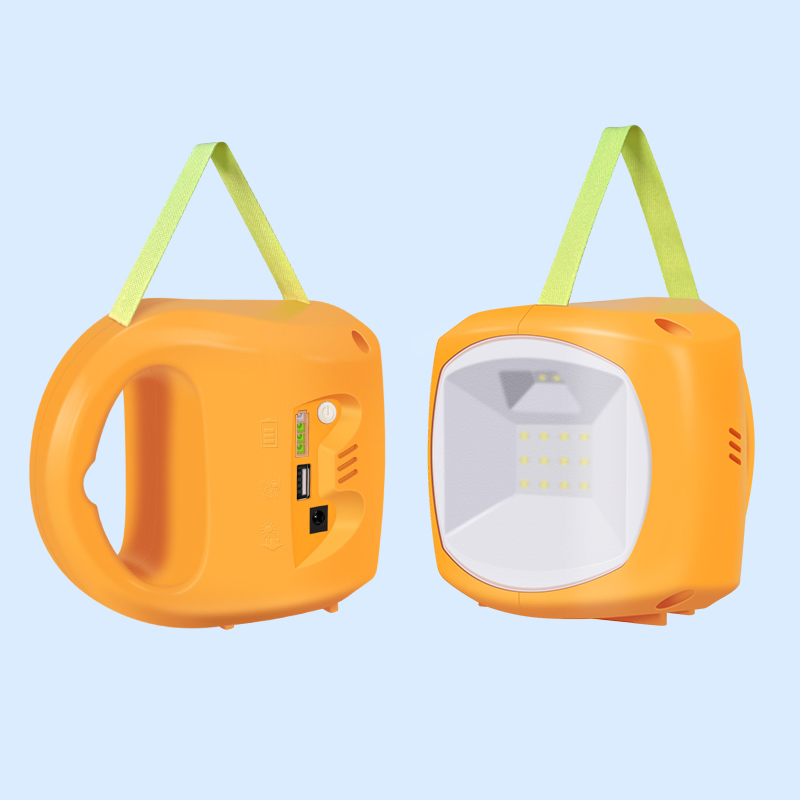 Rechargeable LED Solar Lantern Lamp Light with Mobile Phone Charger for Camping