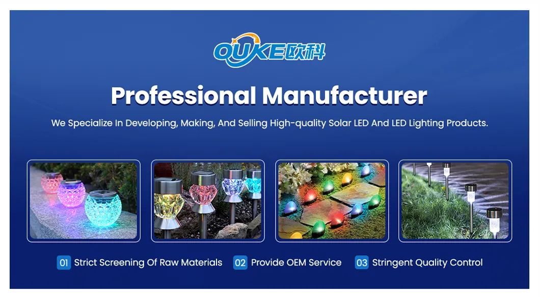 Solar Garden Light Banner