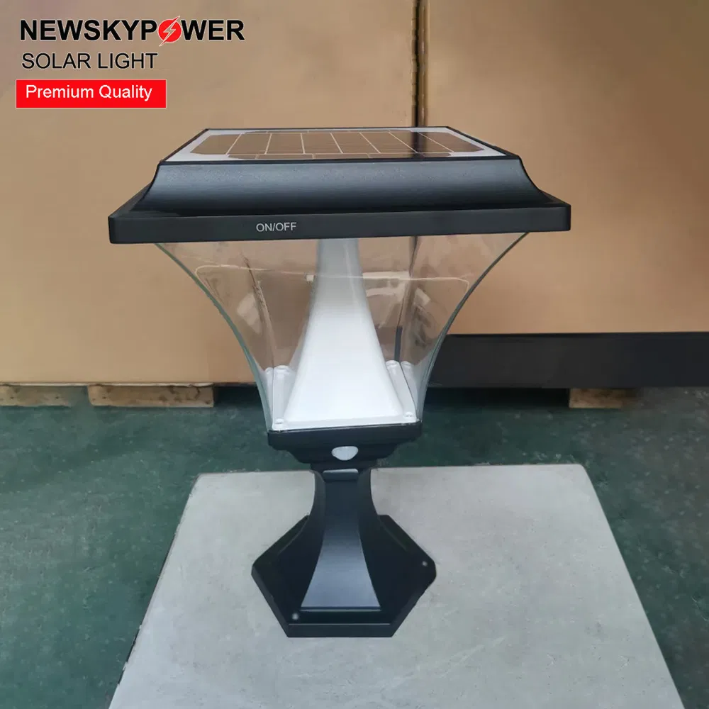 New Upgrade Decoration Post Lights Garden Landscape Lamp Outdoor Solar Pillar Light